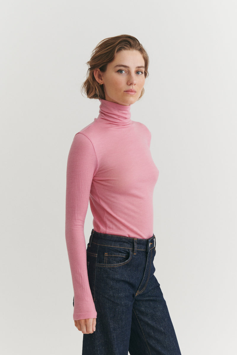 Basic Apparel Rinja T-Neck T-shirts 899 Cashmere rose